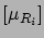 $\displaystyle \widehat{\mu}_{R_i}$