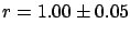 $ r<8.2\cdot 10^{-3}$