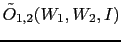 $\displaystyle \tilde O_{1,2}(W_1,W_2,I)$
