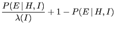 $\displaystyle \mbox{{\footnotesize
$\tilde O_{H}(E,I)\rightarrow \infty $}}$