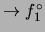 $ \rightarrow f_1^\circ$