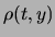 $ \rho(t,y)$