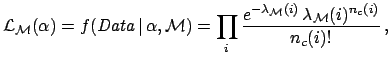 $\displaystyle \lambda_{\cal M}(i) = \lambda_B + \lambda^{\cal M}_S(i)\,.$