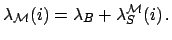 $ \lambda^{\cal M}_{S}(i)$