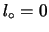 $ l_\circ =0$