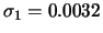 $ \sigma_1=0.0032$
