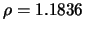 $ \rho = 1.1836\,$