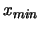$ x_{min}$