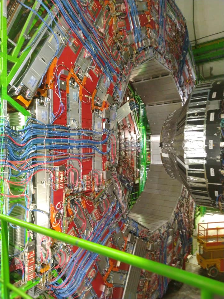 CMS detector used in virtual visits
